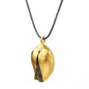 Handmade Jewellery | Φυστίκι Επίχρυσο Μενταγιόν main