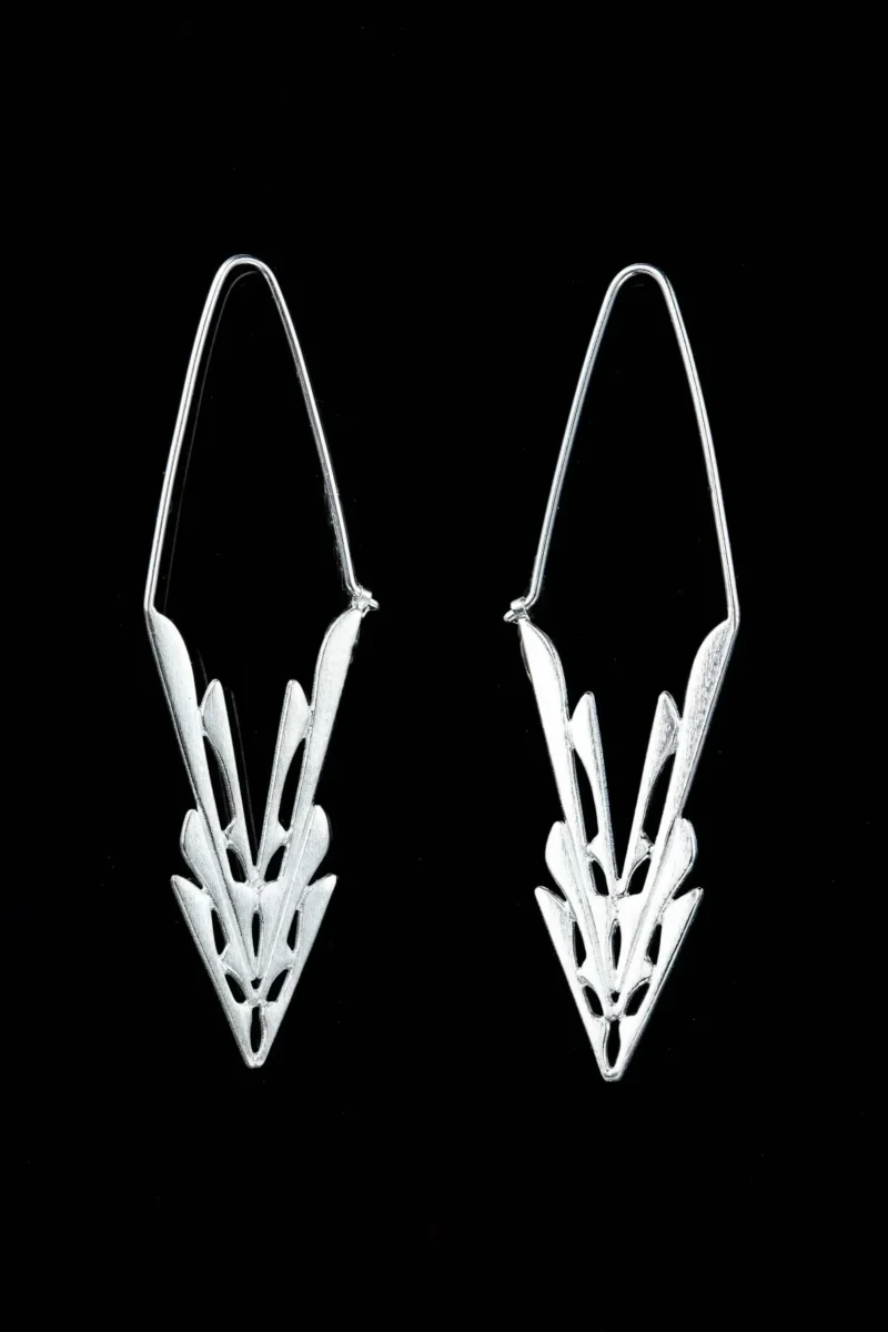 Handmade Jewellery | Silver long earrings gallery 1