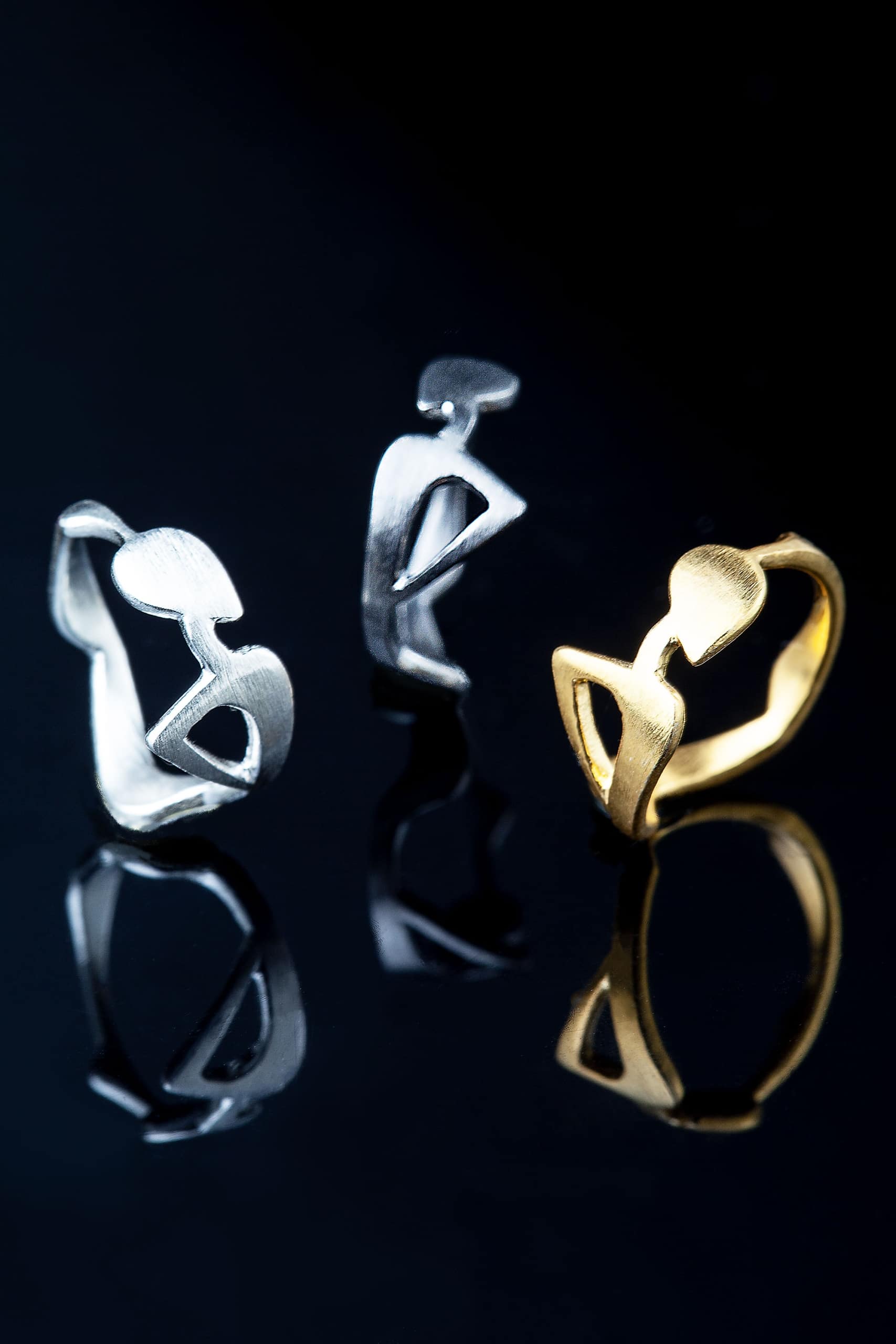 Figure silver ring gallery 1
