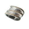 Handmade Jewellery | Minimal silver ring rhodium plated with diamond dust main