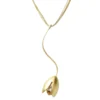 Handmade Jewellery | Silver necklace 925 gold plated with pearl and diamond dust main