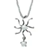 Handmade Jewellery | Oxidized silver necklace with pearls main