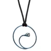 Handmade Jewellery | Silver pendant, black rhodium plated with diamond dust main
