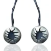 Handmade Jewellery | Night city oxidized silver earrings main