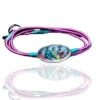 Handmade Jewellery | Africa bronze bracelet with silk cord main