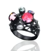 Handmade Jewellery | Handmade bronze ring bronze ring with Swarovski crystals main