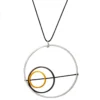 Handmade Jewellery | Minimal geometric multi plated bronze necklace gallery 1