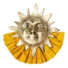 Handmade Jewellery | Sun bronze and silk brooch main