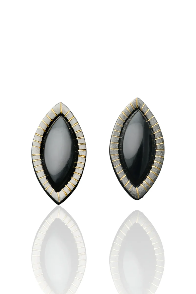 Handmade Jewellery | Engraved bronze earrings main