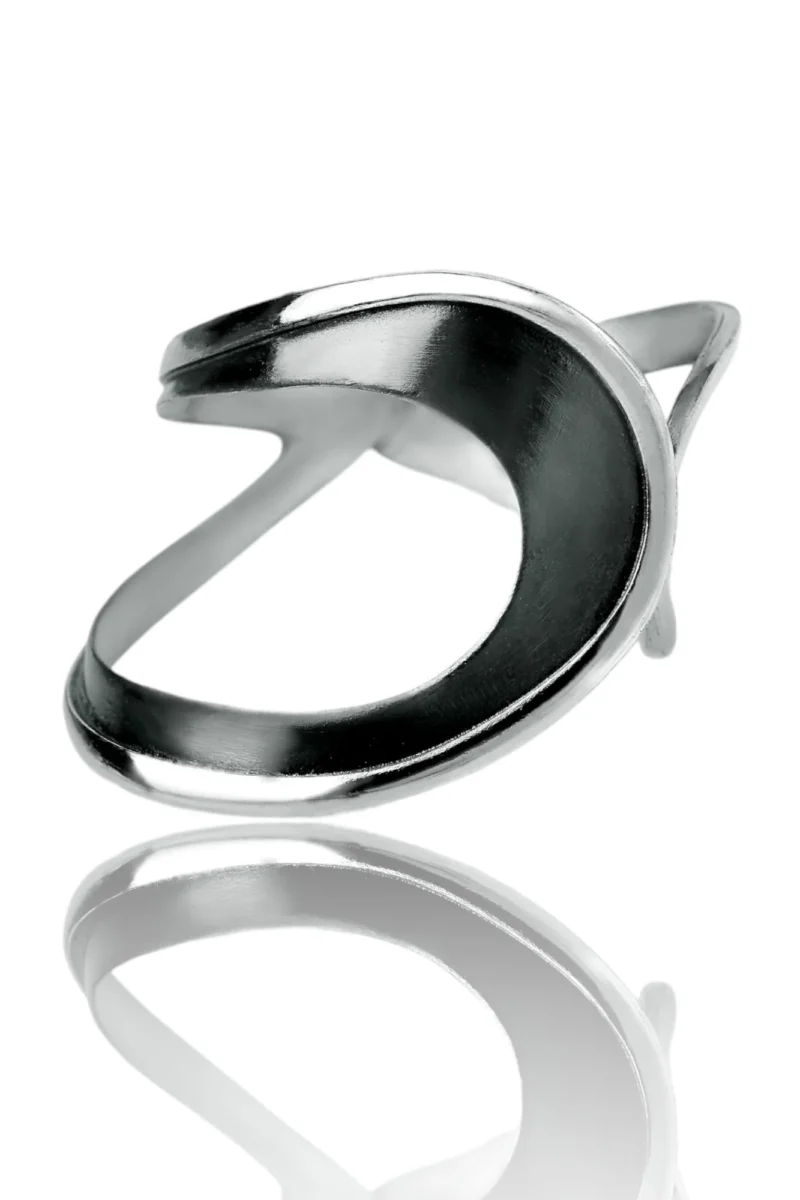 Handmade Jewellery | Paisley Minimal Handmade Oxidized Silver Ring main