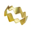 Handmade Jewellery | Geometric minimal gold plated silver ring main
