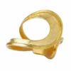 Handmade Jewellery | Paisley handmade gold plated silver ring main