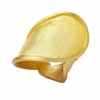 Handmade Jewellery | Paisley gold plated silver ring main