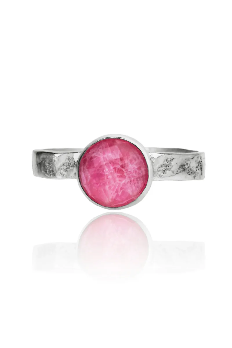 Handmade Jewellery | Tulite handmade textured silver ring gallery 2