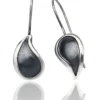 Handmade Jewellery | Elegant Paisley silver earrings main