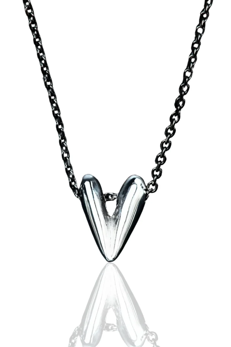 Handmade Jewellery | Heart silver necklace main