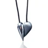 Handmade Jewellery | Heart silver necklace rhodium plated main