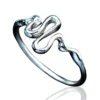Handmade Jewellery | Snake minimal silver ring main