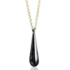 Handmade Jewellery | Drop black rhodium plated silver pendant main