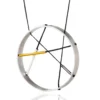 Handmade Jewellery | Minimal geometric multi plated bronze necklace main