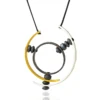 Handmade Jewellery | Minimal geometric multi plated bronze necklace main