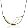 Handmade Jewellery | Geometric multi plated bronze necklace main