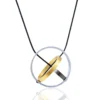 Handmade Jewellery | Minimal geometric multi plated bronze necklace main