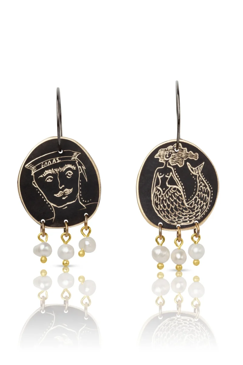 Handmade Jewellery | Sailor & Mermaid handmade earrings main