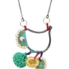 Handmade Jewellery | Tulip creative modern silver necklace main