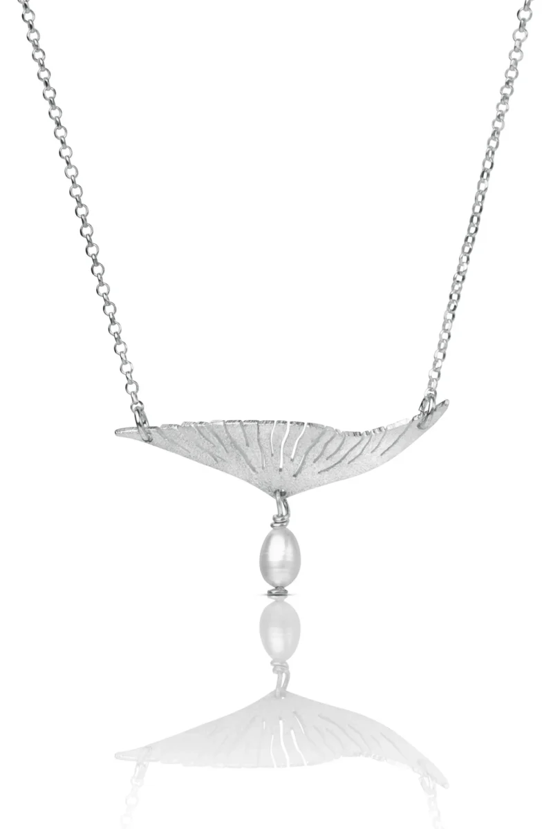 Handmade Jewellery | Wing handmade silver necklace main