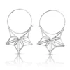 Handmade Jewellery | Exquisite geometric minimal silver hoops main