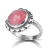 Handmade Jewellery | Tulite handmade flower silver ring main