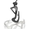 Handmade Jewellery | Figures minimal silver hoops small main