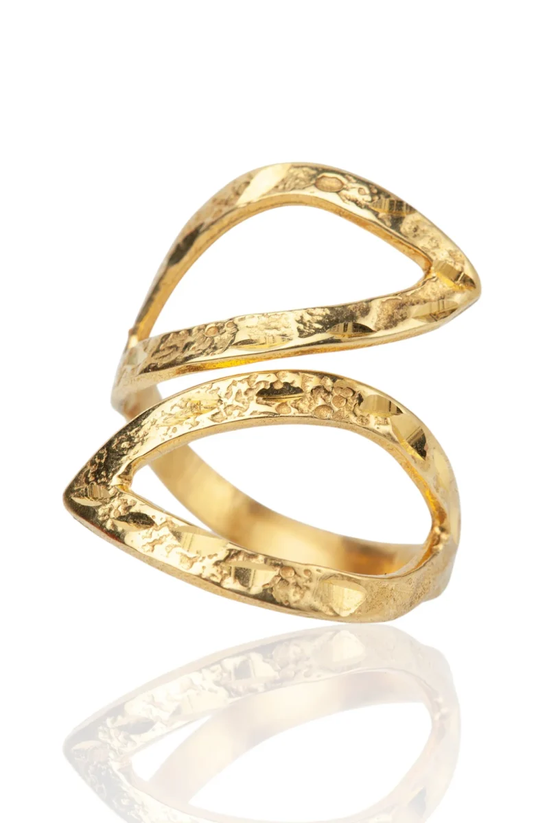 Handmade Jewellery | Leaves Handmade minimal silver ring gallery 1