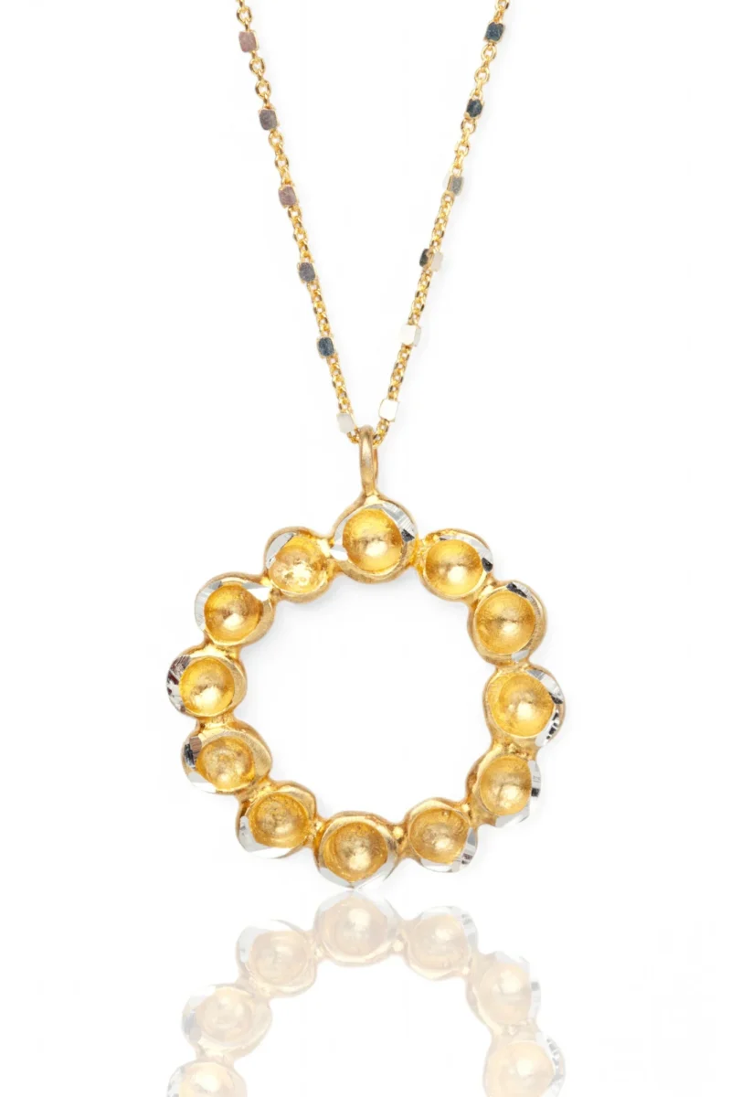Handmade Jewellery | Bubbles Handmade Silver Necklace main
