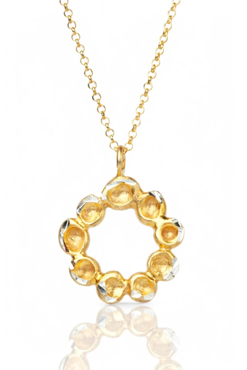 Handmade Jewellery | Bubbles Handmade Silver small Necklace main