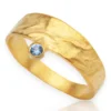 Handmade Jewellery | Handmade silver ring with Aqua marine main