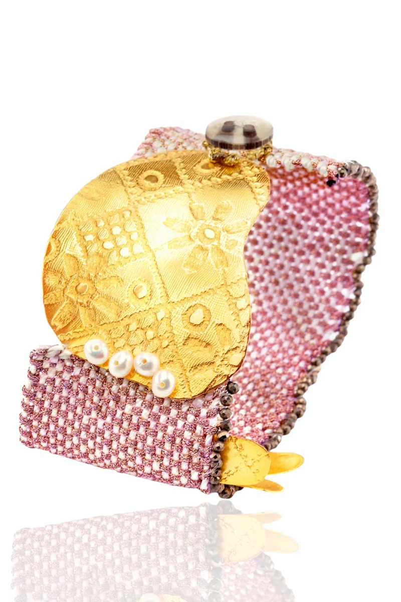 Handmade Jewellery | Statement Handmade Silver & Woven Bracelet main