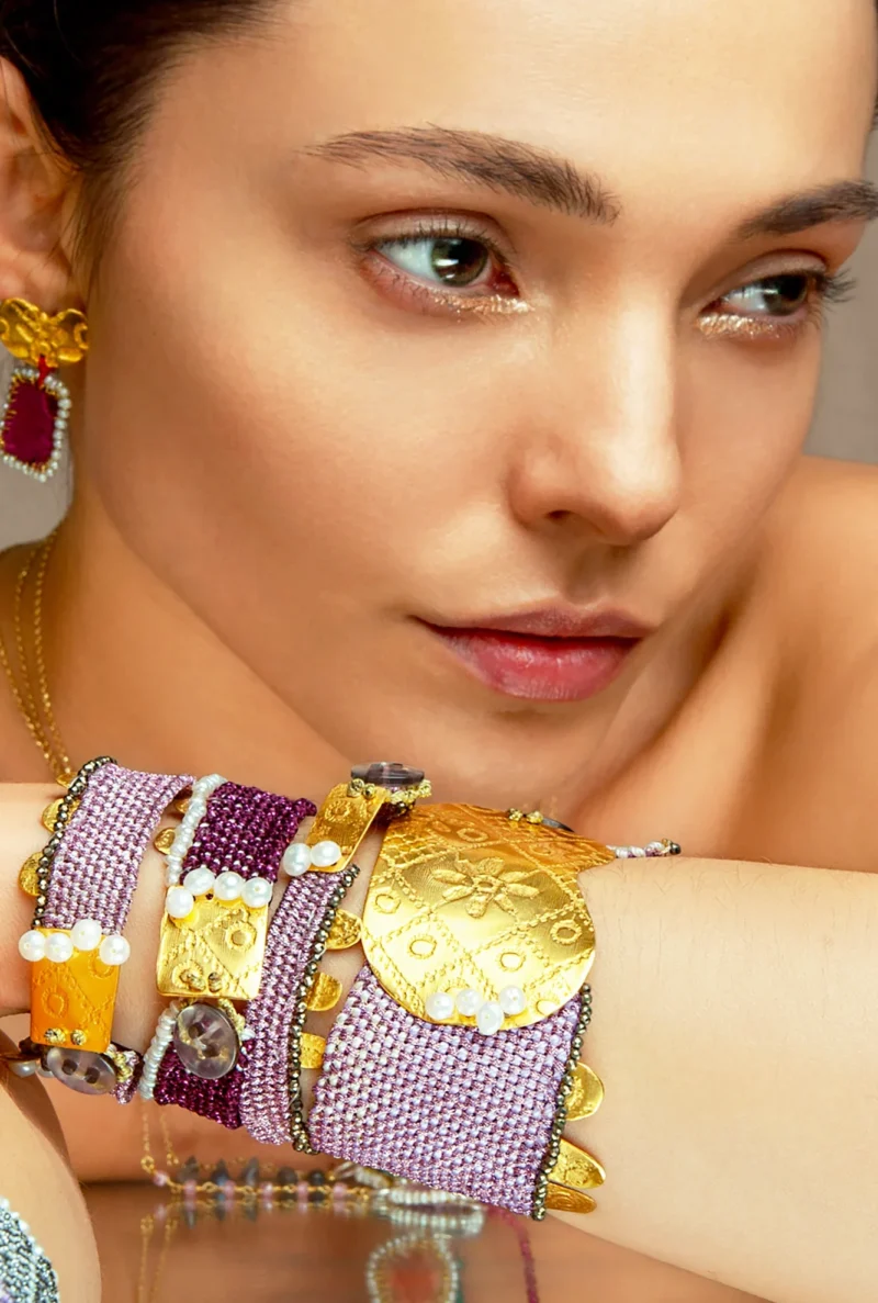 Handmade Jewellery | Statement Handmade Silver & Woven Bracelet gallery 1