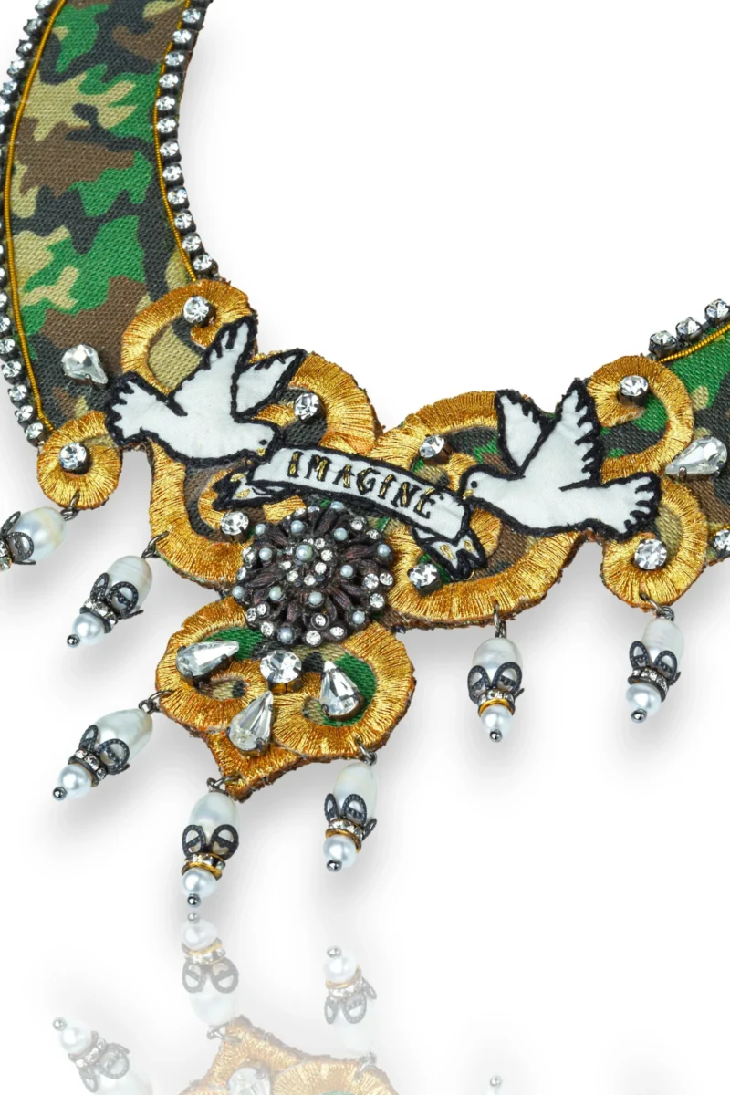 Handmade Jewellery | IMAGINE Peace Statement Necklace gallery 1
