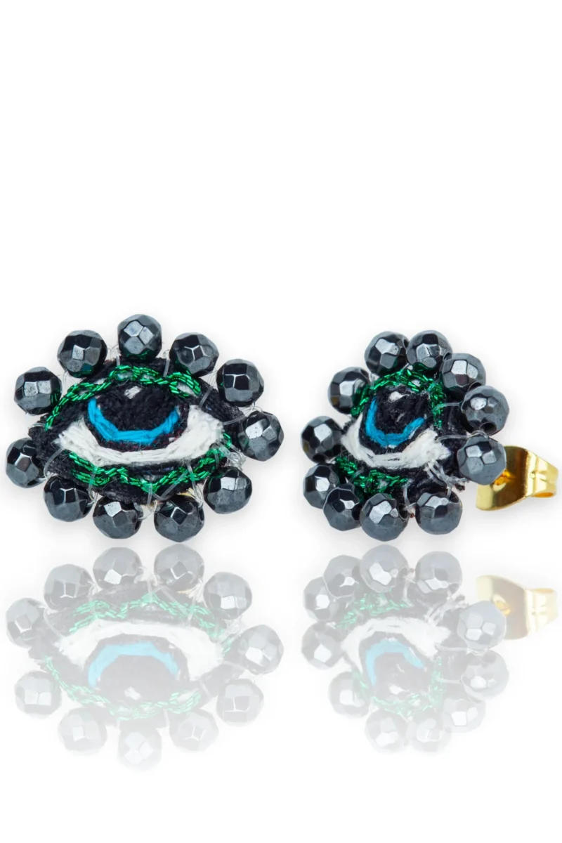 Handmade Jewellery | Gazing Eye Statement Earrings main