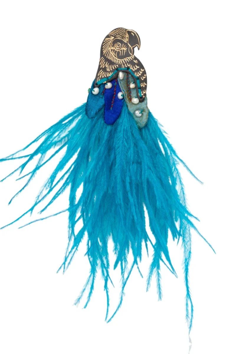 Handmade Jewellery | Handcrafted Artisan Parrot Brooch main