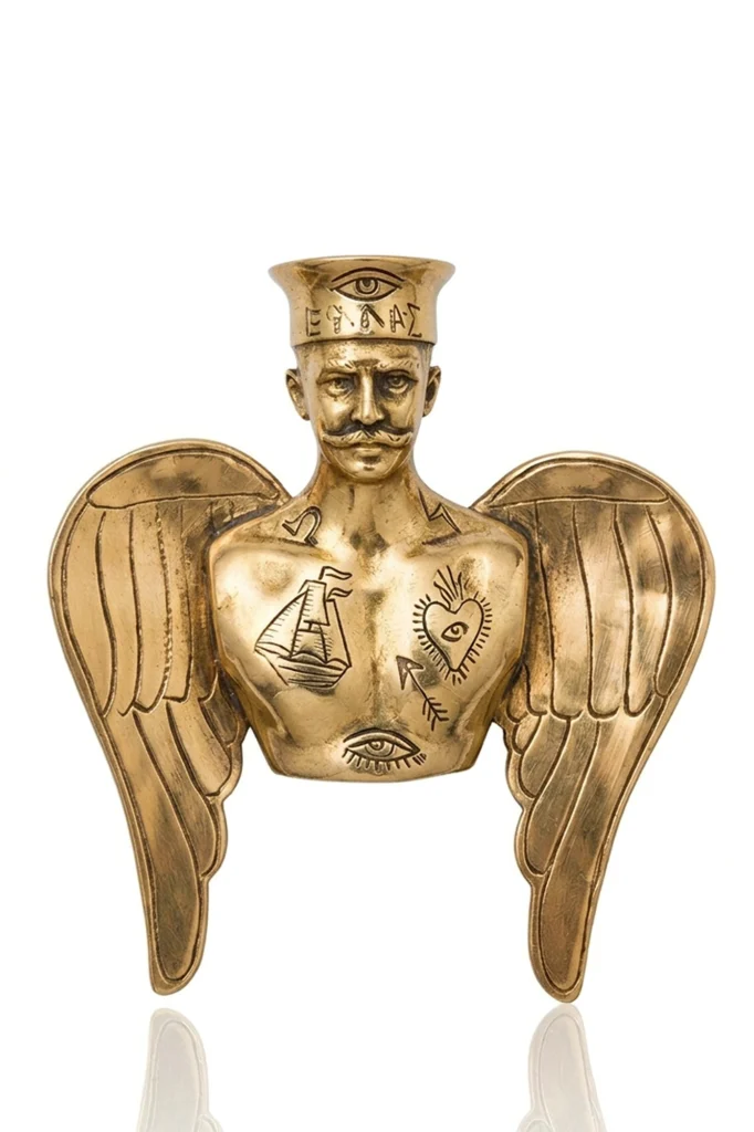 Χειροποίητη Ορειχάλκινη Καρφίτσα Sailor Angel Cassiopeia