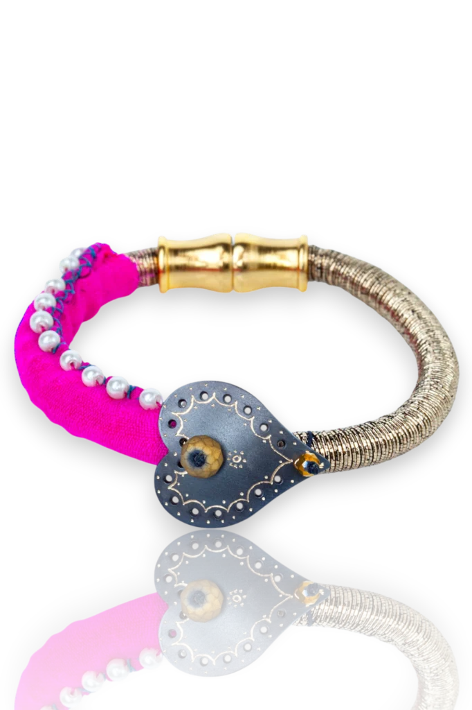 Artisan Brass Engraved Bracelet